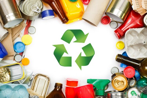 Recycling bins and waste collection in Little Ilford